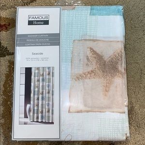 π 3 for $40 π Seaside shower curtain